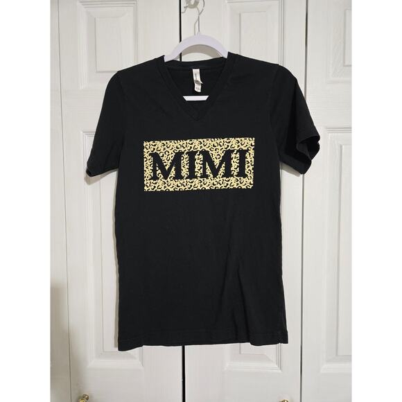 Bella + canvas small womens "mimi" black tshirt - Picture 1 of 8